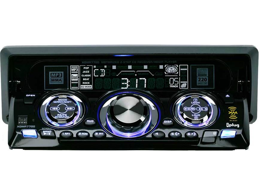 Dual XDMR7700 CD player with MP3/WMA playback at Crutchfield