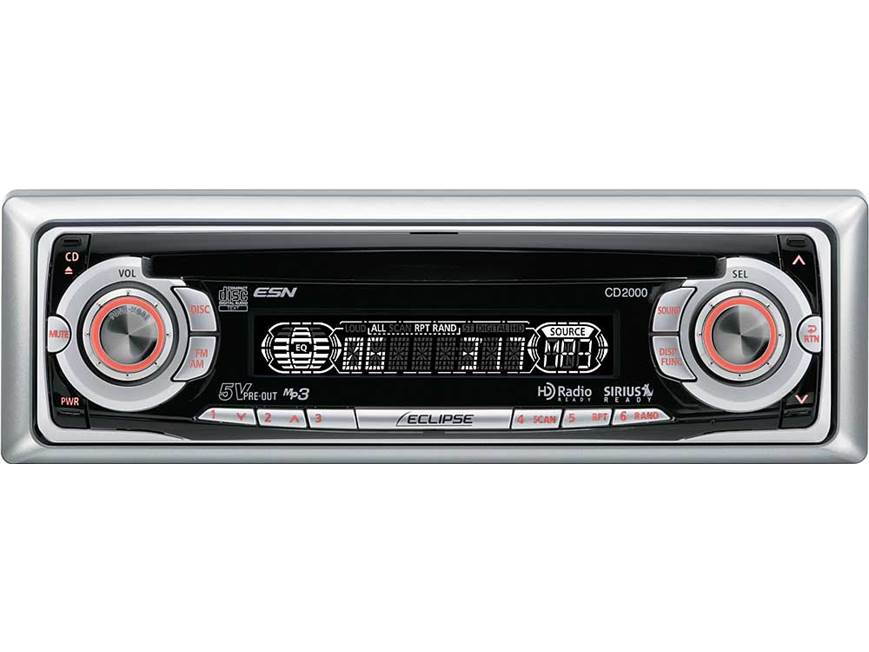 Eclipse CD2000 CD receiver with MP3 playback at Crutchfield