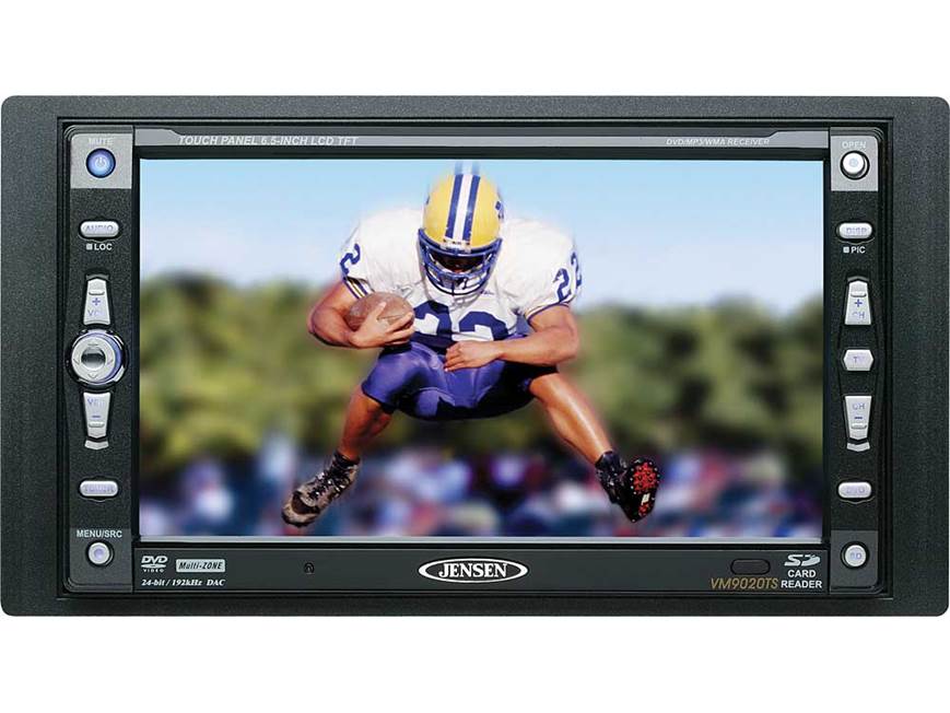 Jensen VM9020TS Double-sized in-dash DVD player with 6.5