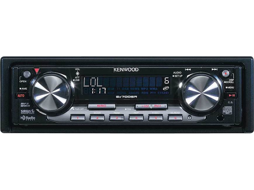Kenwood EZ-700SR CD receiver with built-in SIRIUS tuner and MP3