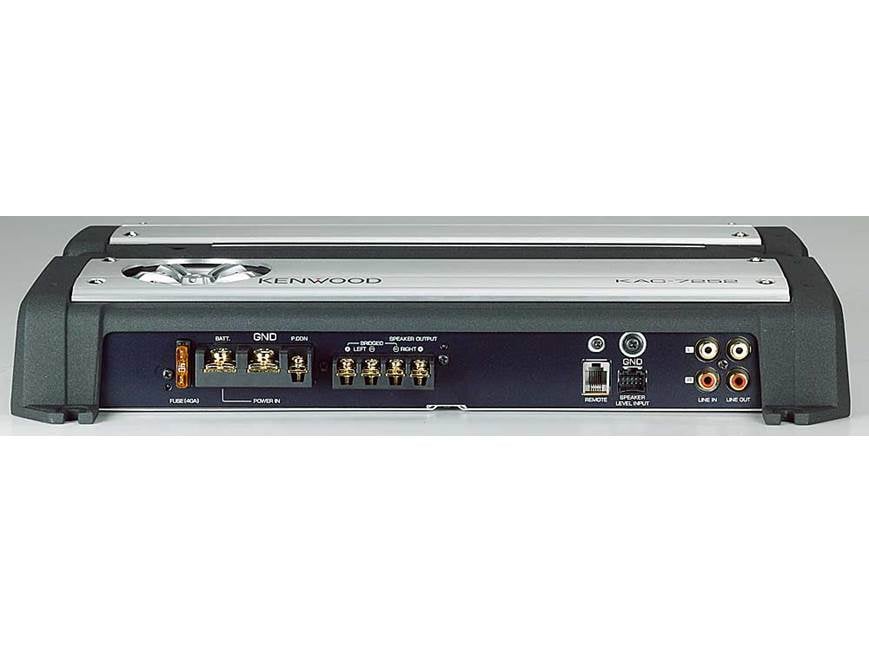 Kenwood KAC-7252 2-channel car amplifier 170 watts RMS x 2 (New