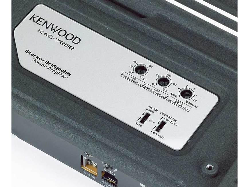 Kenwood Bass Package KAC-7252 2-channel ampTwo KFC-W300S 12