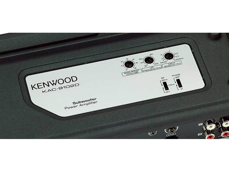 Kenwood KAC-9102D Mono subwoofer amplifier 500 watts RMS x 1 at