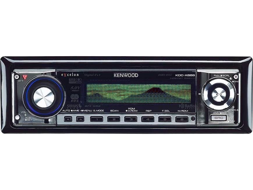 Kenwood Excelon KDC-X889 CD receiver with MP3/WMA/AAC playback