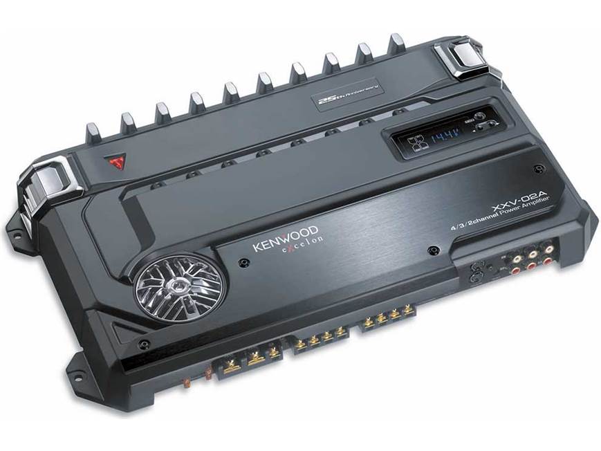 Kenwood 25th Anniversary XXV-02A 88W x 4 car amplifier at Crutchfield