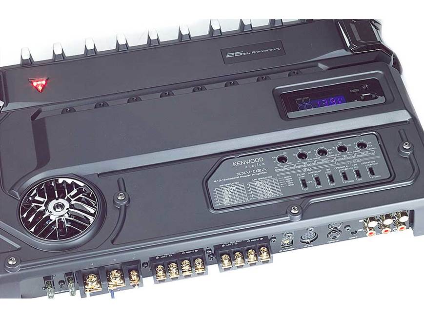 Kenwood 25th Anniversary XXV-02A 88W x 4 car amplifier at Crutchfield