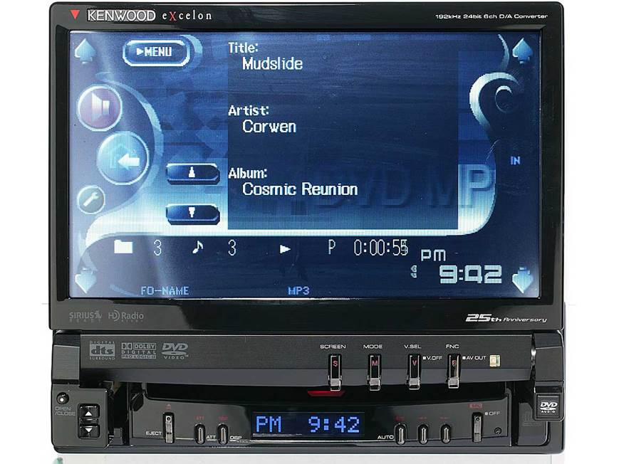 Kenwood Excelon XXV-05V 25th Anniversary DVD player with 7