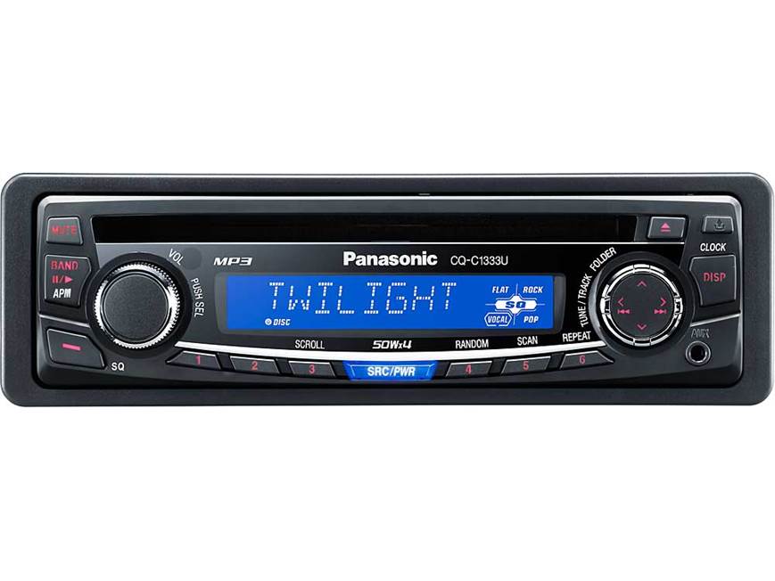 Panasonic CQ-C1333U CD receiver with MP3 playback at Crutchfield