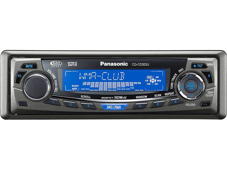 Panasonic CQ-C5303U CD receiver with MP3/WMA playback at Crutchfield