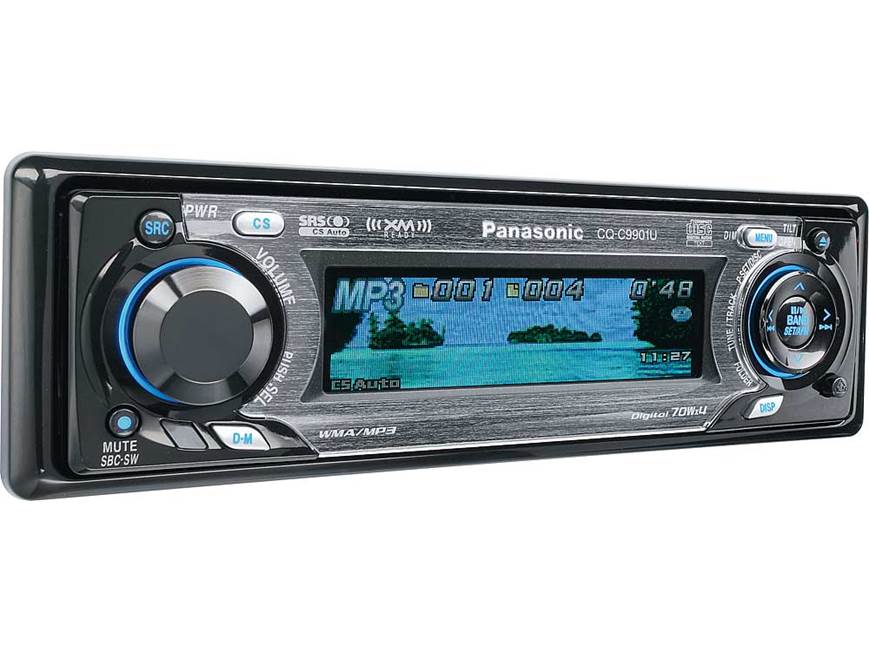 Panasonic CQ-C9901U CD player with MP3 / WMA playback at Crutchfield