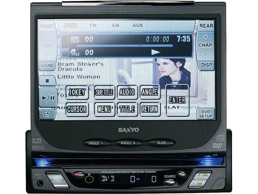 Sanyo ECD-T1780DV In-dash DVD player with 7