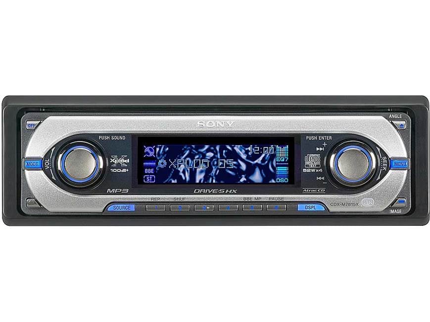 Sony CDX-M7815X CD receiver with MP3 / ATRAC3plus playback at