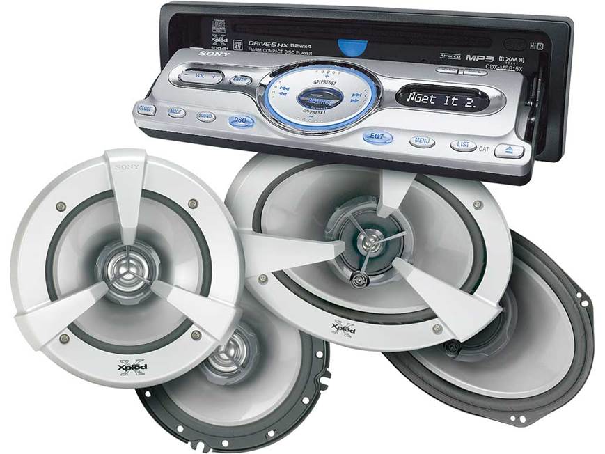 Sony CDX-M8815X CD receiver with MP3 / ATRAC3plus playback at