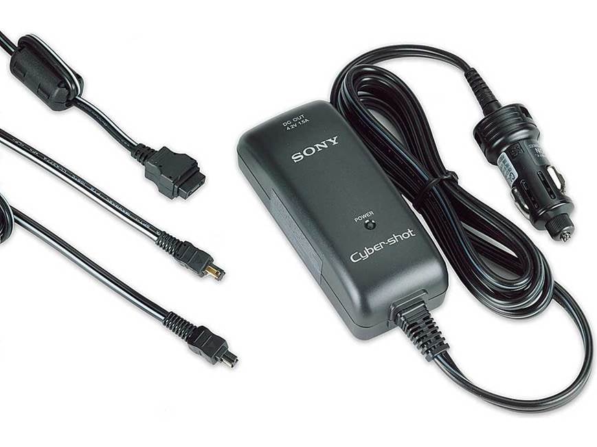 Sony DCC-L1 Car adapter/charger for select Sony cameras at Crutchfield