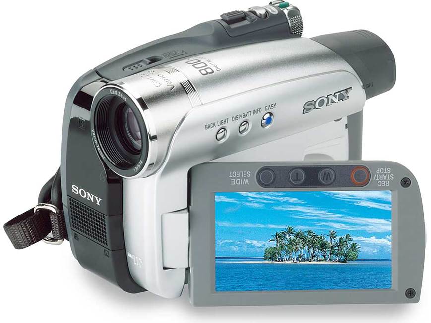 動作品ソニー DCR-HC46 Mini DVビデオカメラ DVDダビングに最適 Sony DCR-HC46 Mini DV digital camcorder with docking station at