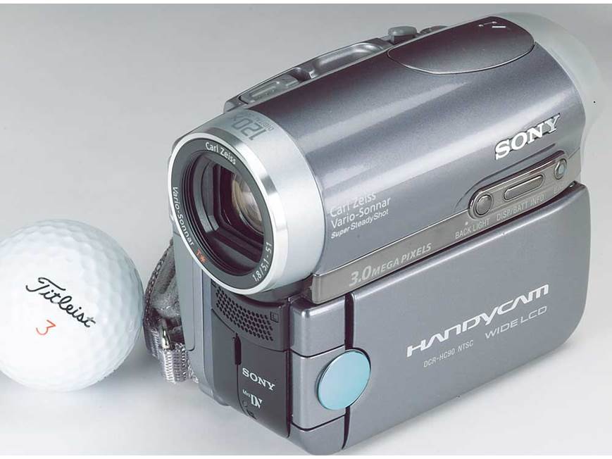 Sony DCR-HC90 Mini DV digital camcorder at Crutchfield
