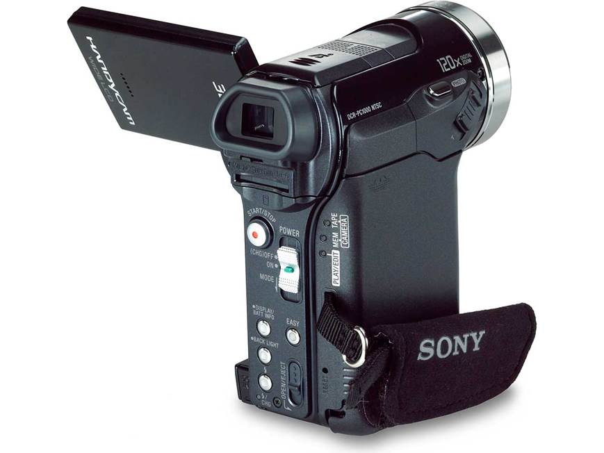 Sony DCR-PC1000 Mini DV digital camcorder at Crutchfield