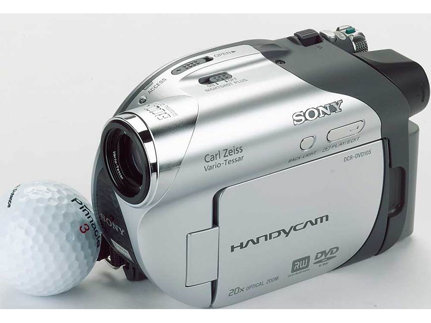 Sony DCR-DVD105 DVD Camcorder at Crutchfield