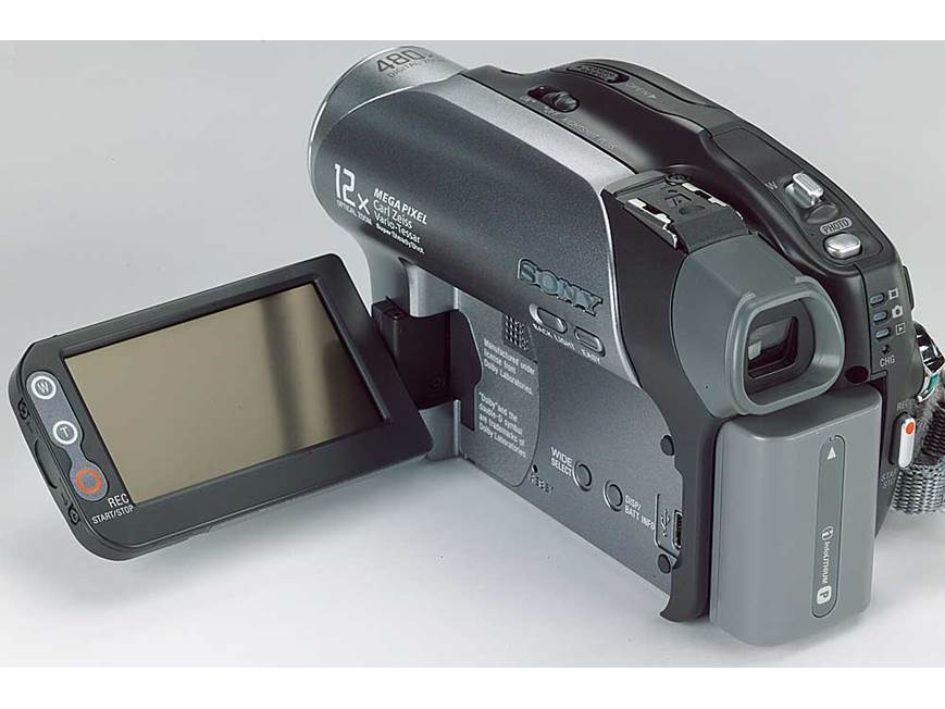 Sony DCR-DVD203 DVD camcorder at Crutchfield
