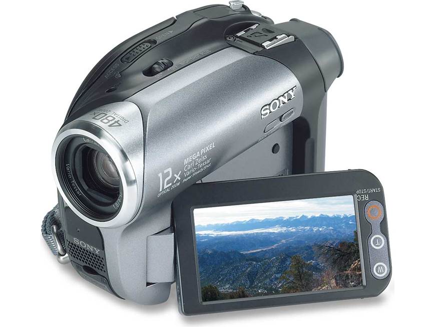Sony DCR-DVD203 DVD camcorder at Crutchfield
