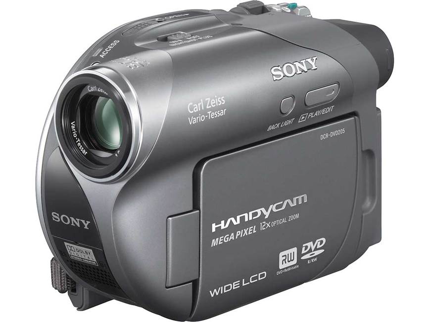 Sony DCR-DVD205 DVD camcorder at Crutchfield