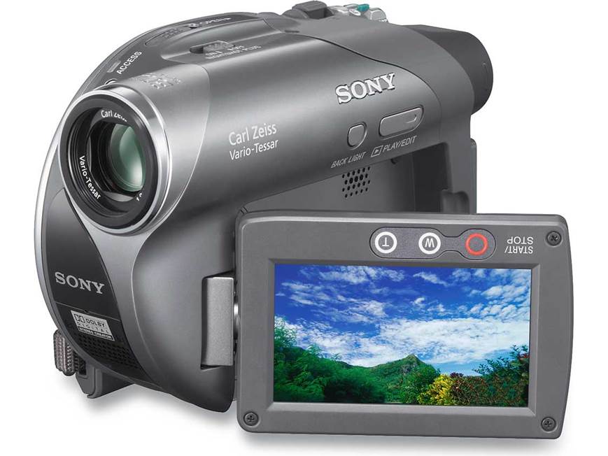 Sony DCR-DVD205 DVD camcorder at Crutchfield