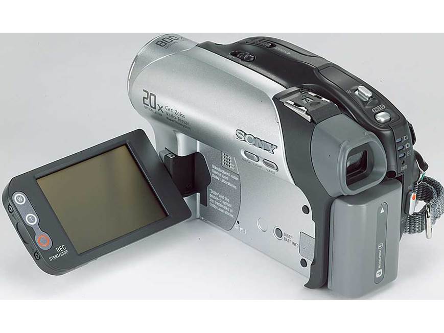 Sony DCR-DVD92 DVD camcorder at Crutchfield