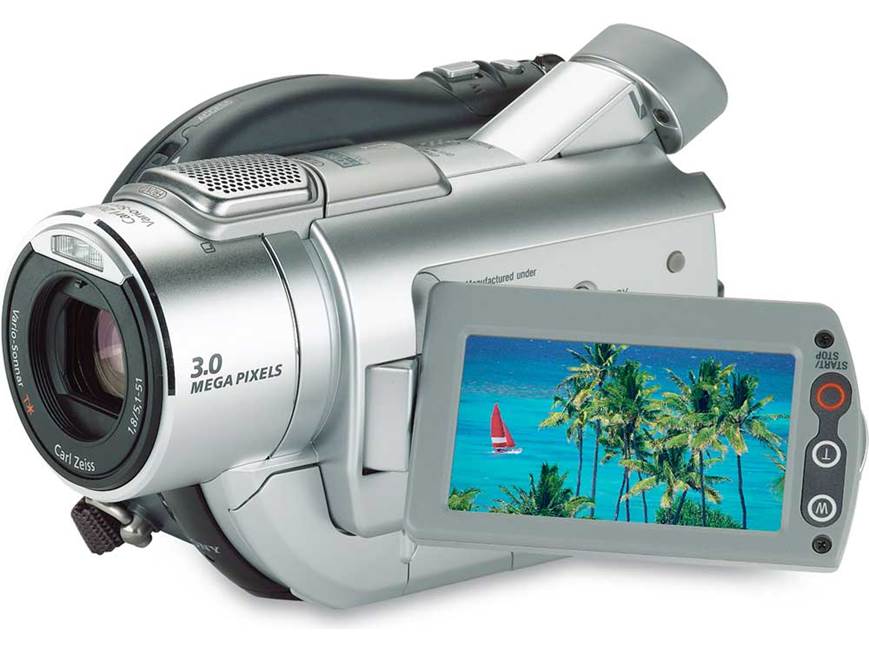 SONY DCR-DVD405 ビデオカメラ Sony DCR-DVD405 DVD camcorder with Dolby® Digital surround sound