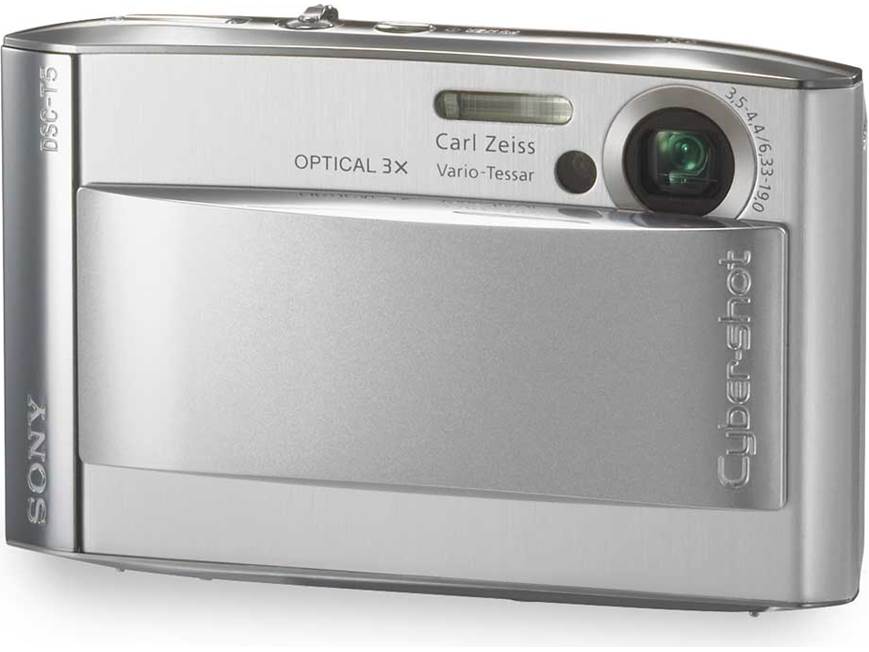 Sony DSC-T5 5.1-megapixel digital camera at Crutchfield