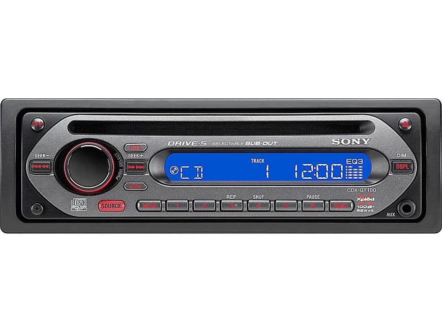 Sony CDX-GT100 CD player at Crutchfield