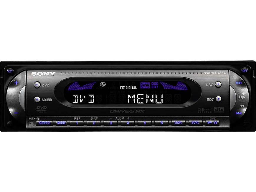 Sony MEX-R5 In-dash DVD/CD player at Crutchfield