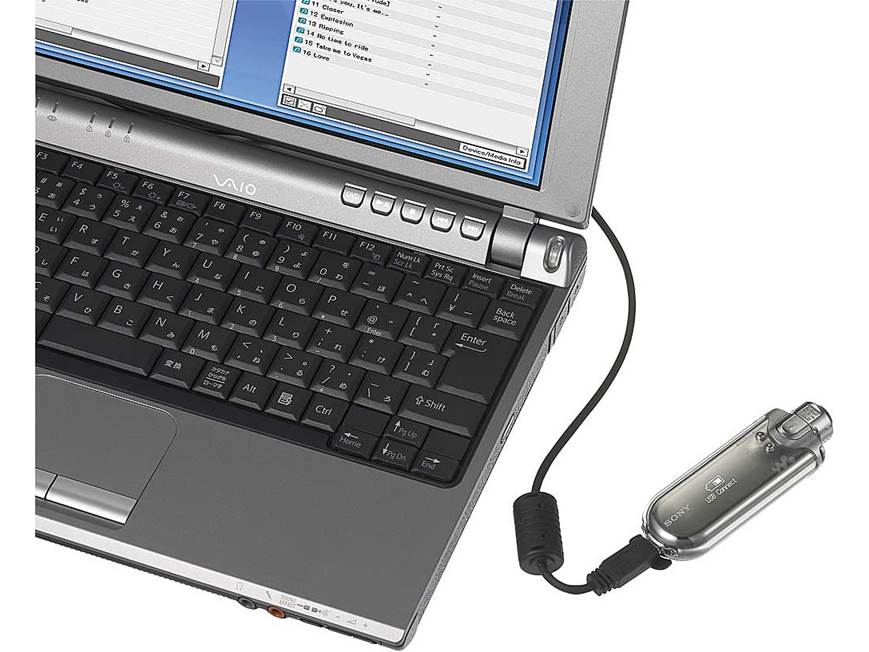 Sony NW-E507 1GB FM tuner/portable MP3/ATRAC3™ player at Crutchfield