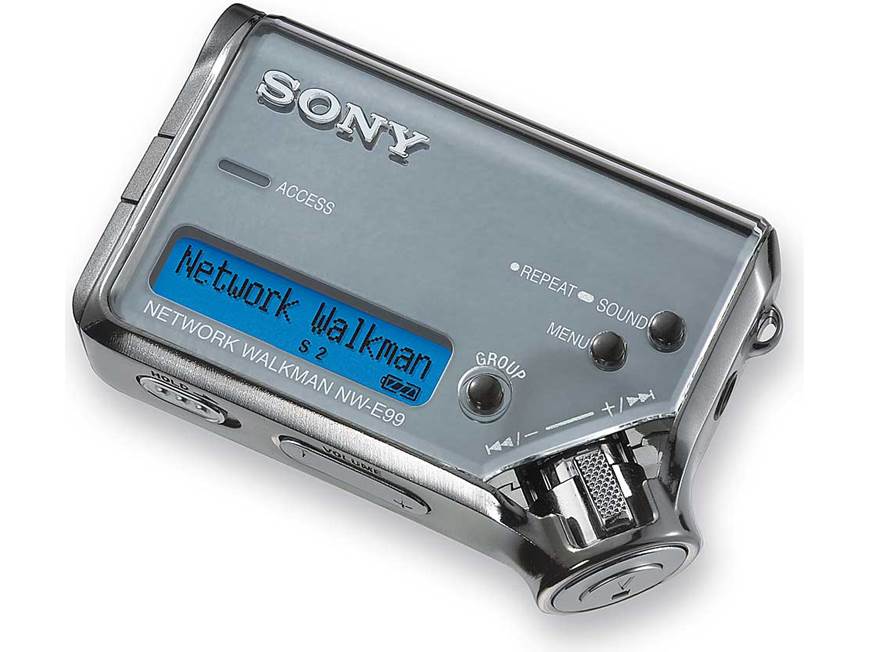 Sony Network Walkman™ NW-E99 1GB portable MP3/ATRAC3™ player at