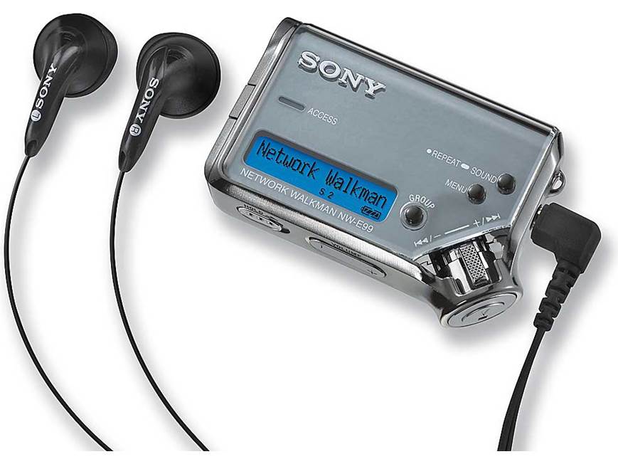 Sony Network Walkman™ NW-E99 1GB portable MP3/ATRAC3™ player at