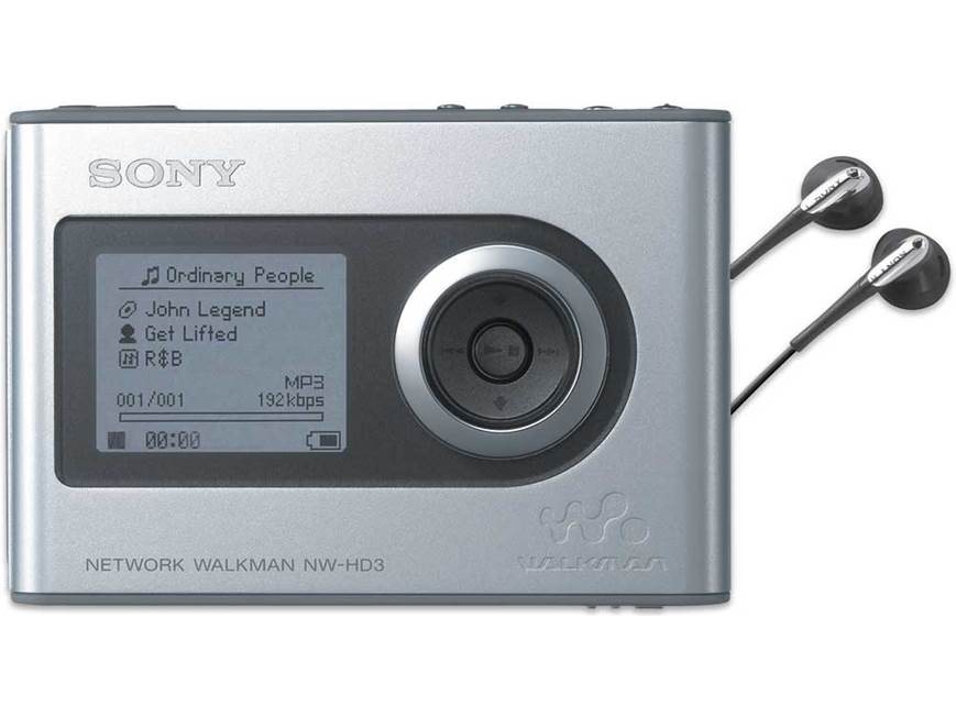 Sony Network Walkman® NW-HD3 (Silver) 20GB portable MP3/ATRAC3