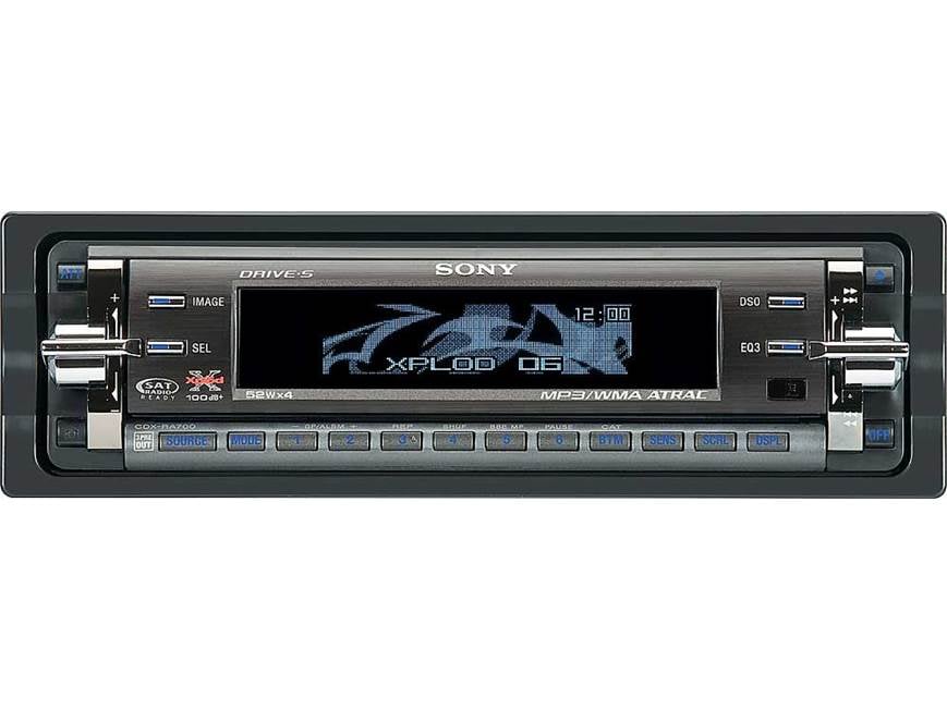 Sony CDX-RA700 CD player with MP3/WMA playback at Crutchfield