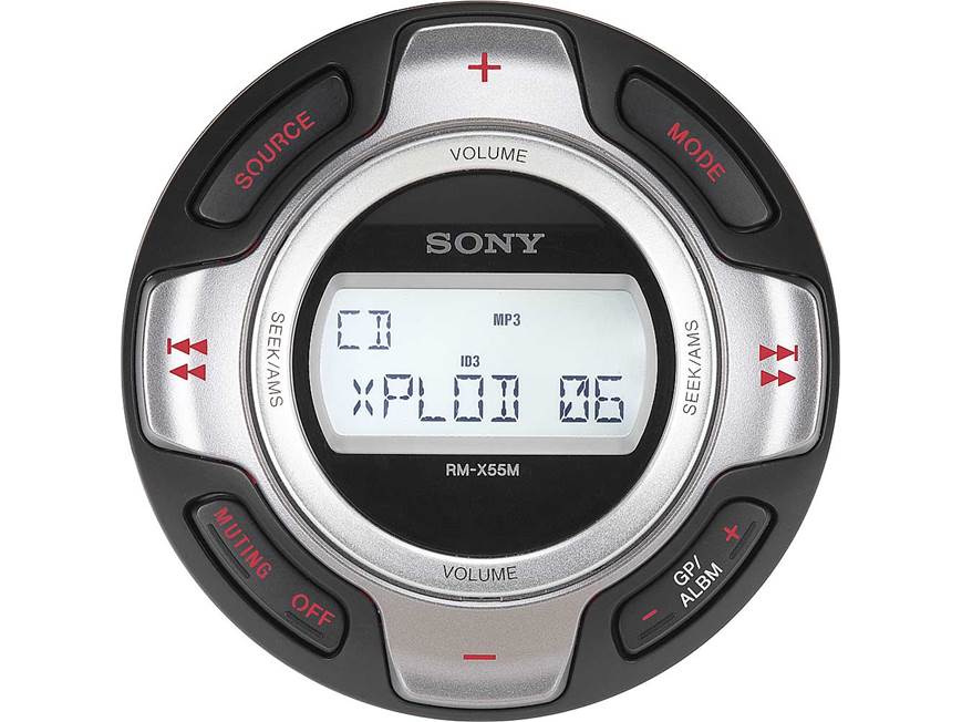 Sony RM-X55M Wired marine remote control at Crutchfield