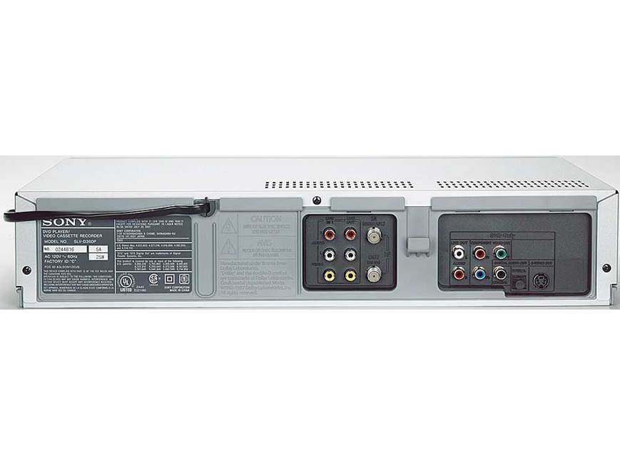 Sony SLV-D360P Combination DVD/CD player + HiFi VCR at Crutchfield