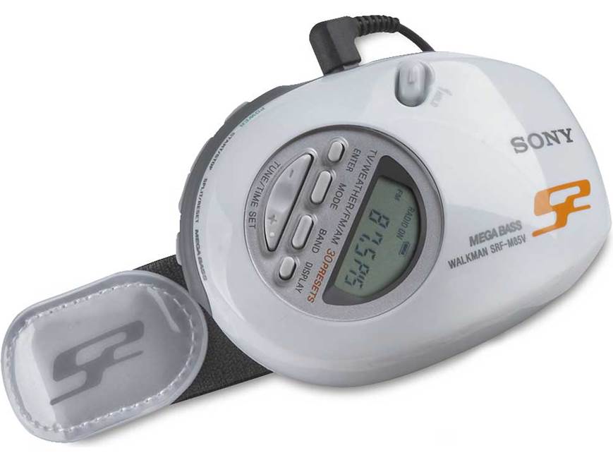 Walkman Sony Sports SRF-85 Vintage - Radio AM/FM Jaune - Occasion Fonctionnel