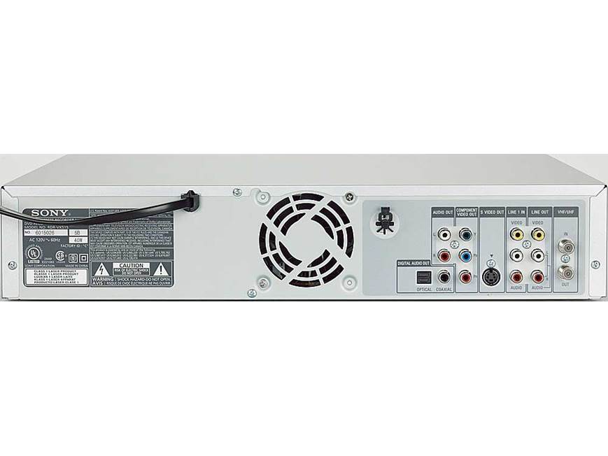 Sony RDR-VX515 Combination DVD recorder + HiFi VCR at Crutchfield