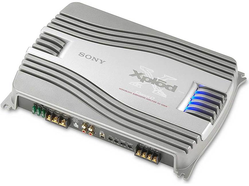 Sony XM-SD61X Mono subwoofer amplifier 300 watts RMS x 1 at