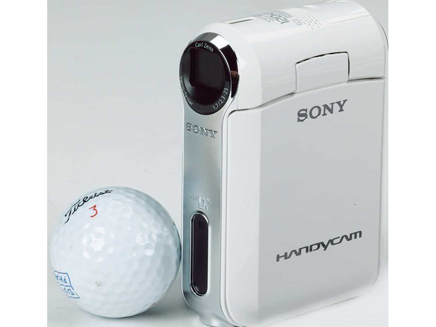 Sony DCR-PC55 (White) Mini DV digital camcorder (White) at Crutchfield