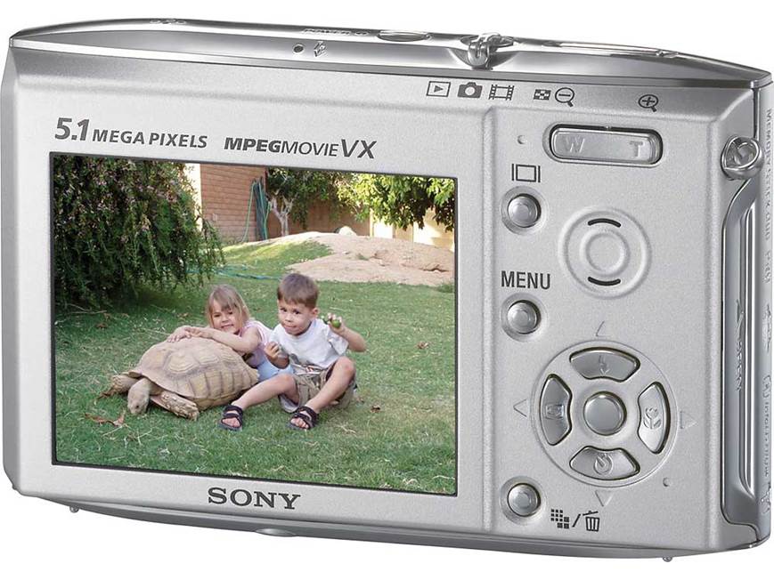 Sony DSC-T5 5.1-megapixel digital camera at Crutchfield