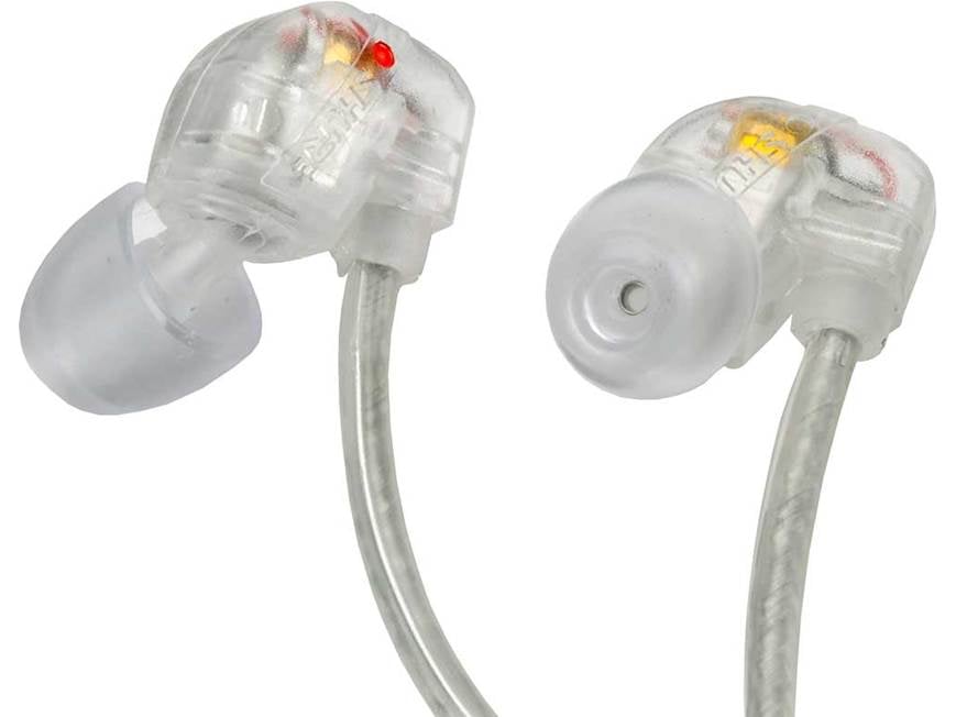 Shure E5c (Clear) Sound-isolating earbud headphones (Clear) at