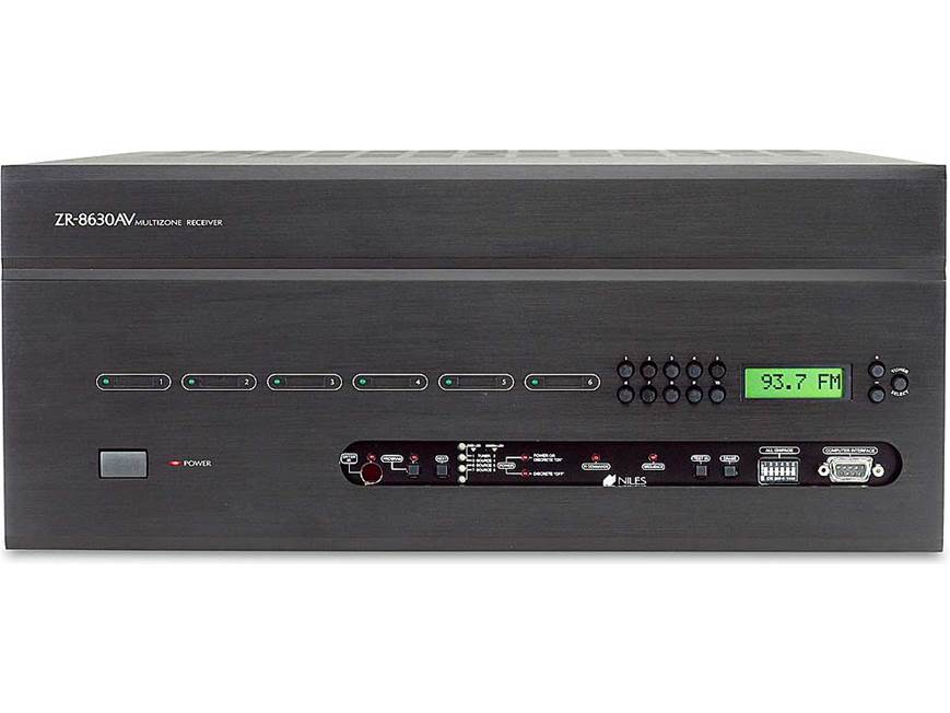 Niles ZR-8630AV 8-source, 6-room audio/video receiver at Crutchfield