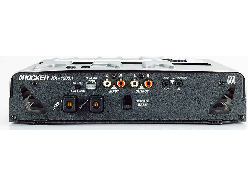 Kicker KX1200.1 Mono subwoofer amplifier 300 watts RMS x 1 at