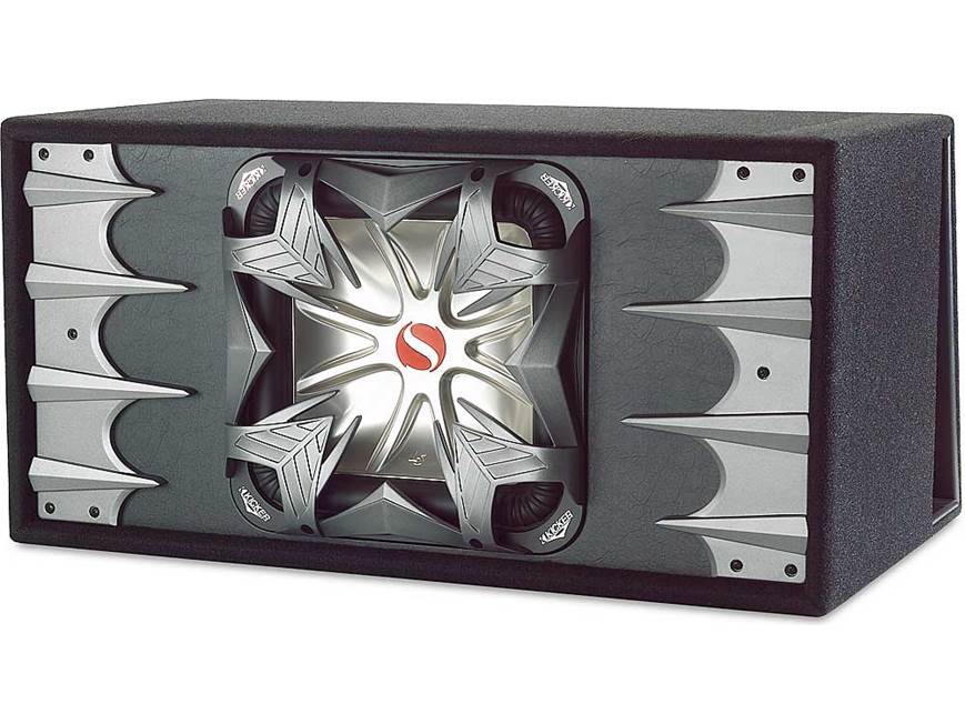 Kicker VS12L52 Solo-Baric Ported sub box with one 12