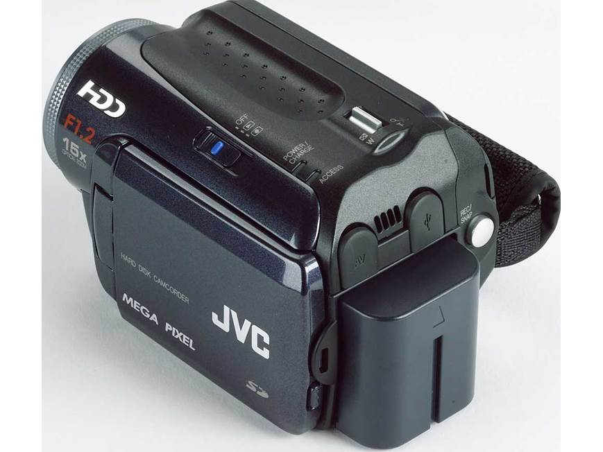 JVC GZ-MG40 20GB hard drive camcorder at Crutchfield