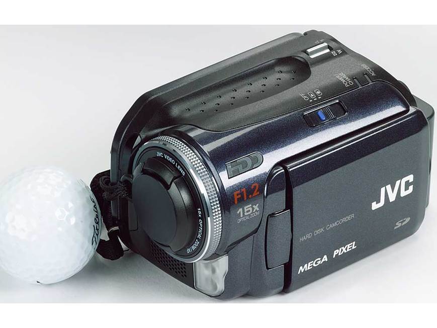 JVC GZ-MG40 20GB hard drive camcorder at Crutchfield