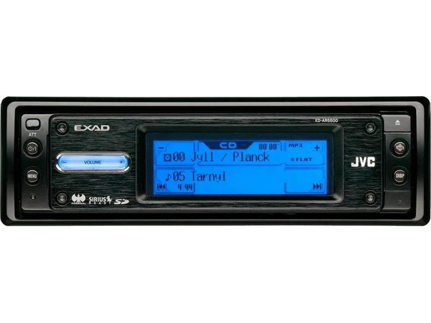 JVC EXAD Arsenal KD-AR5500 CD receiver with SD playback and MP3